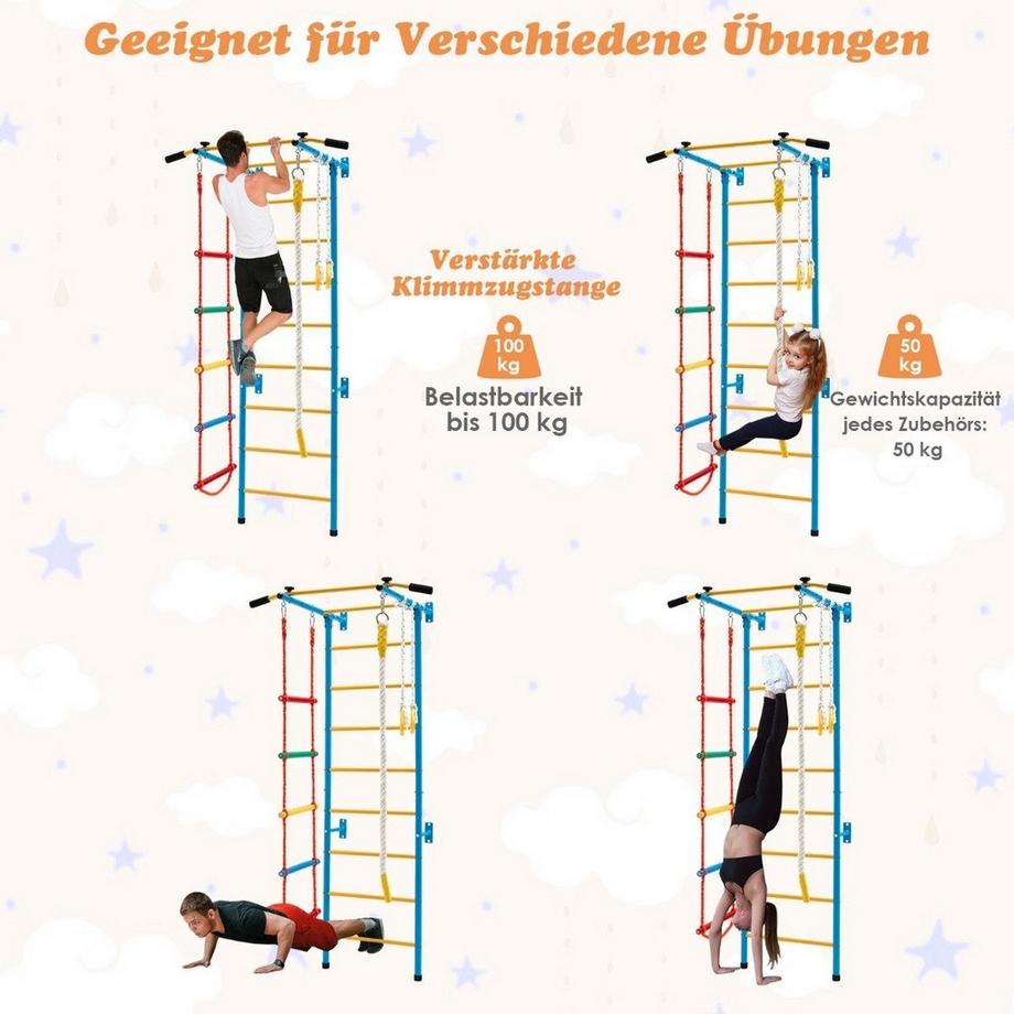 B2X  Mur d'escalade pour enfants, équipement de sport à domicile pour enfants 