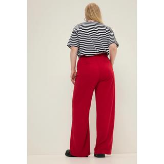 Studio Untold  Pantalon à taille haute et jambe large. Pinces, taille partiellement élastique 