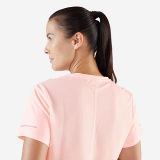 KIPRUN  T-shirt manches courtes - Laufshirt kurzarm Damen atmungsaktiv - Run 500 Dry rosa 