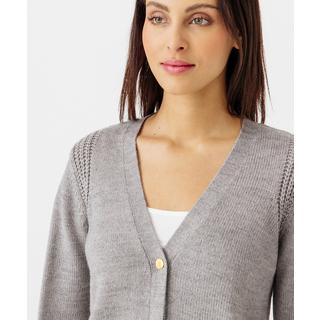 Damart  Gilet boutonné maille jersey réchauffée de laine. 