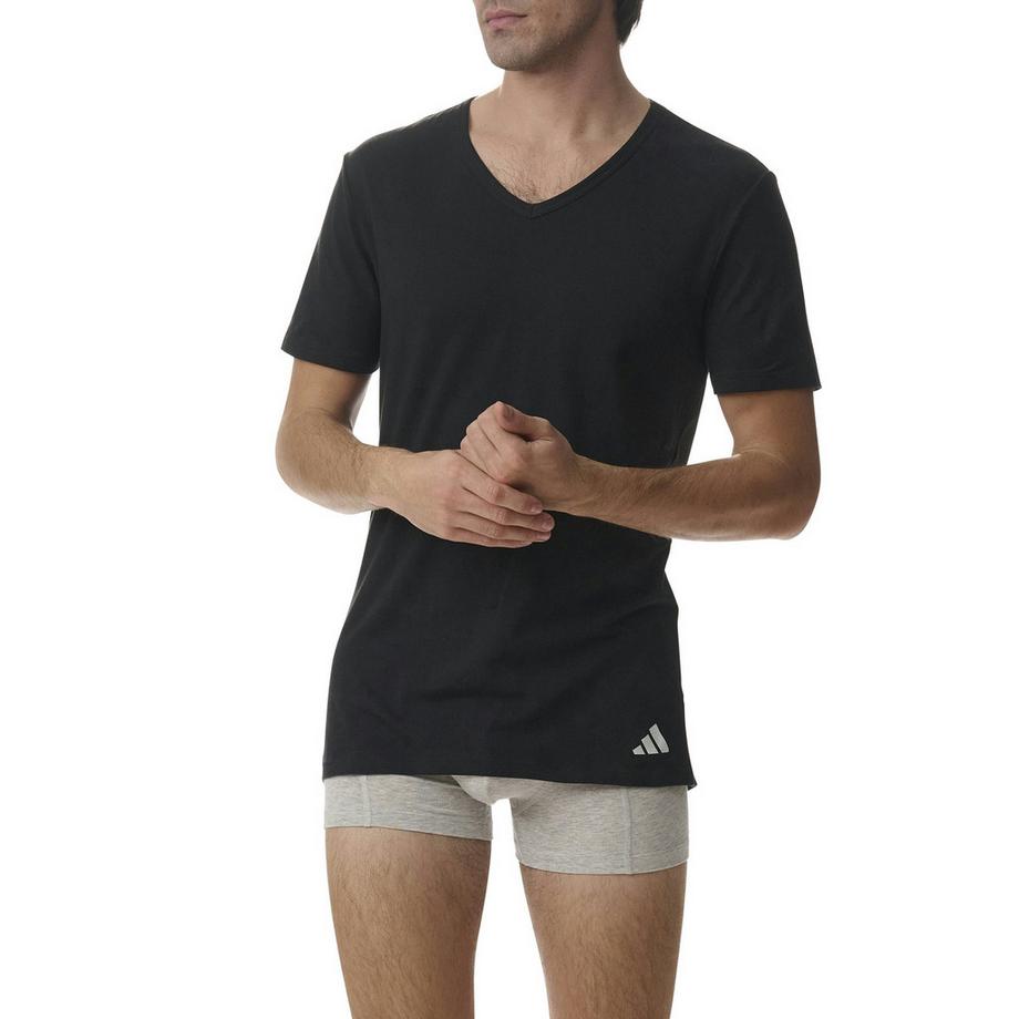adidas Active Flex Cotton T-Shirt Scollo a V Confezione da 4  