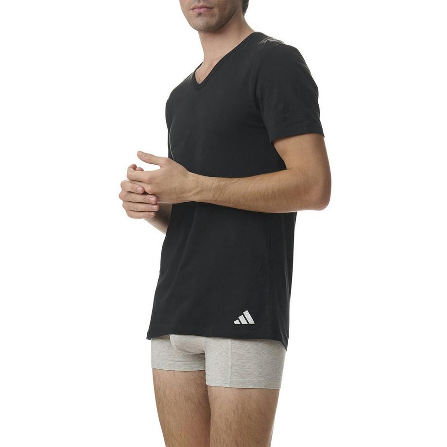 adidas Active Flex Cotton T-Shirt Scollo a V Confezione da 4  
