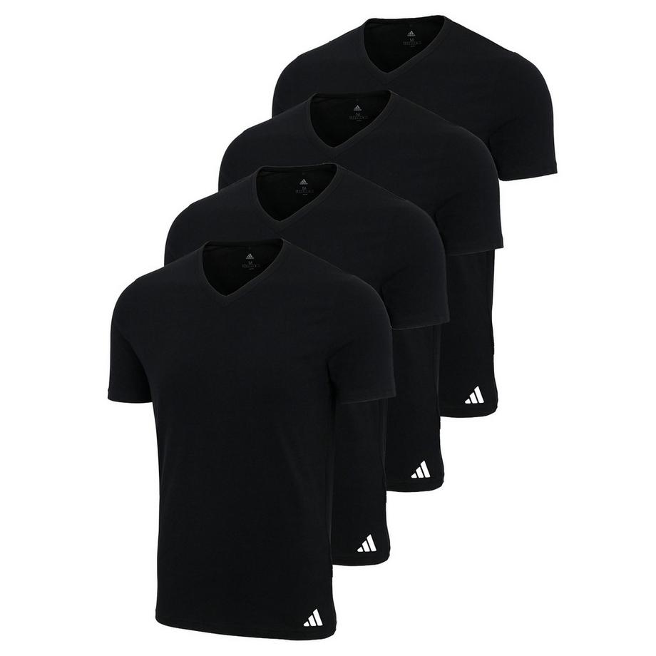 Maglietta Uomini Confezione da 4 Aderente alla figura-V-Neck Shirt Active Flex Cotton 4P
