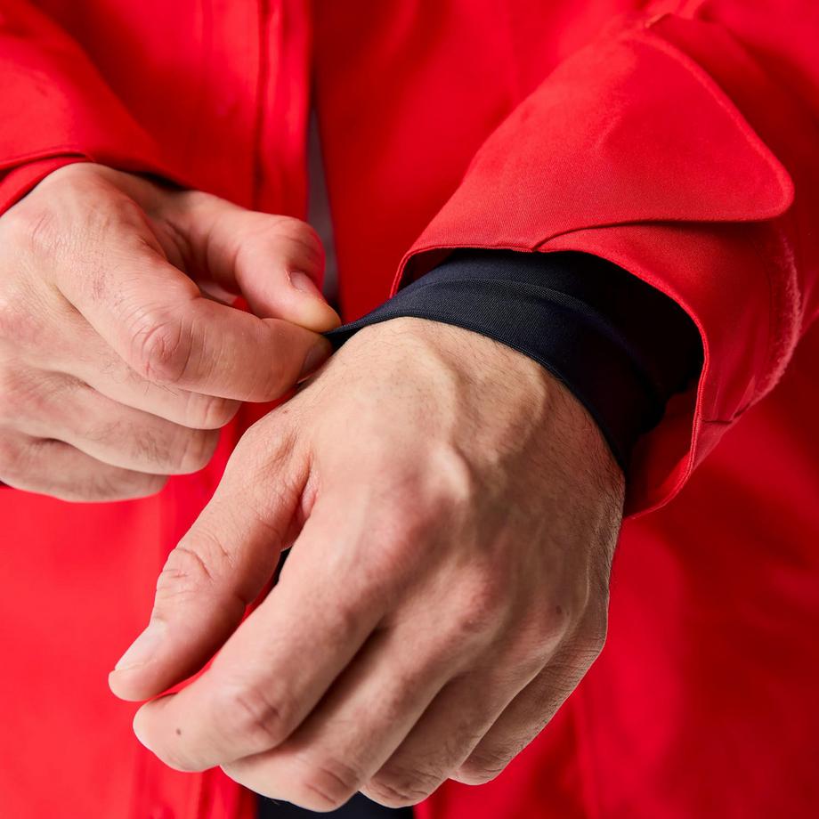 TRIBORD  Veste de voile imperméable longue chaude coupe-vent homme, 500 rouge 