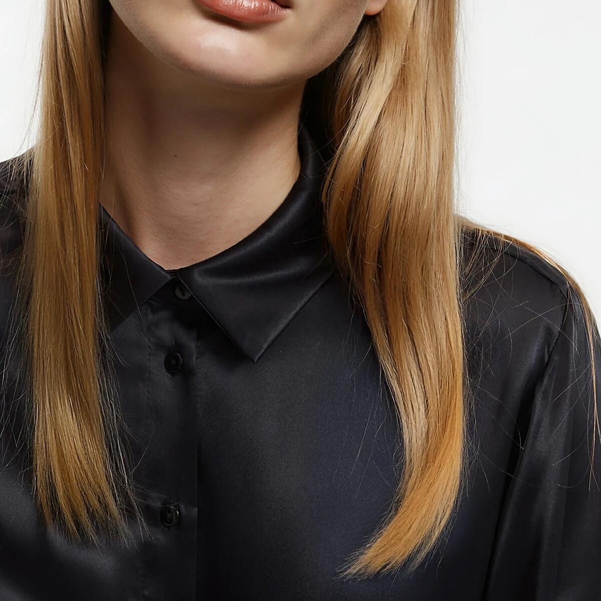 La Redoute Collections Langarm Seidenbluse  