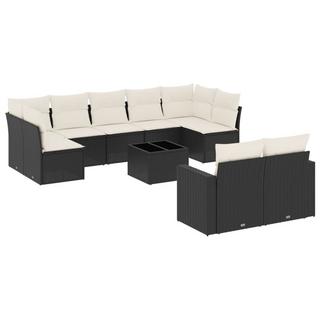 VidaXL set divano da giardino Polirattan  