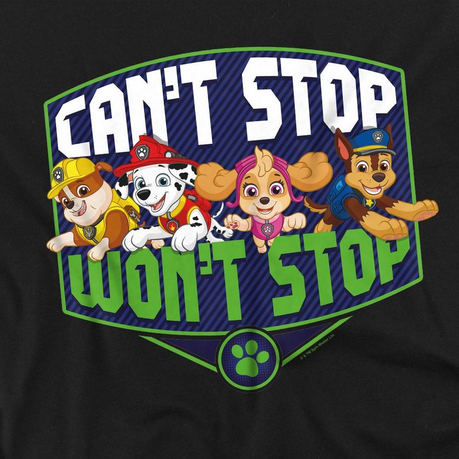 PAW PATROL Can't Stop Won't Stop Bedrucktes T-Shirt  