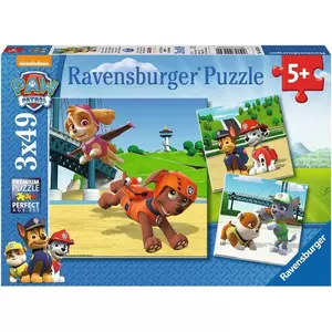 Ravensburger puzzel Paw Patrol Team op 4 poten - 3x 49 stukjes