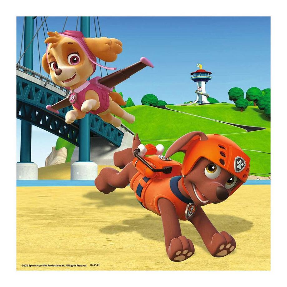 Ravensburger  Puzzle Team auf 4 Pfoten (3x49) 