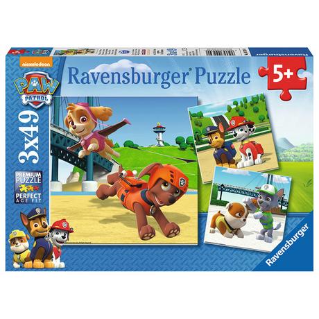 Ravensburger  Ravensburger puzzle Equipe 4 pattes 3x49p 