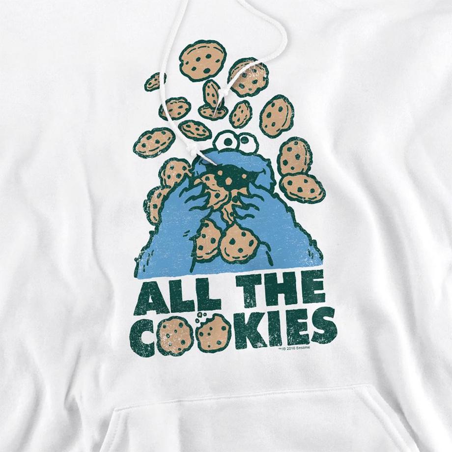 Sesame Street  All The Cookies Kapuzenpullover 