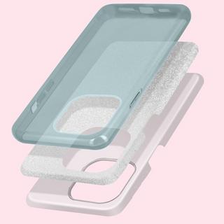 Avizar  Cover Paillette iPhone 14 Pro Max blu 