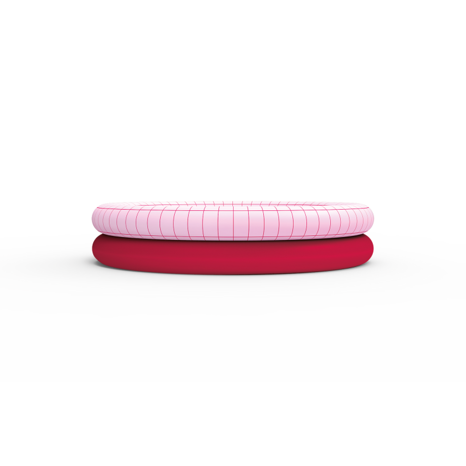 Quut  Dippy, Inflatable pool (120cm), cherry, Quut 