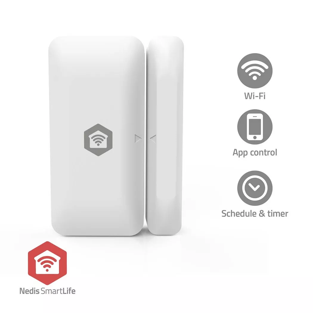 Sensore Per Porta E Finestra Smartlife Zigbee 30 Alimentato A Batteria Android Ios Bianco
