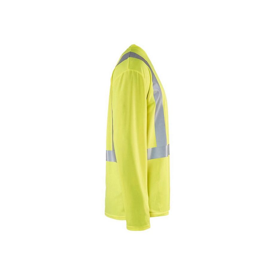 Blaklader Langarmshirt mit hoher Sichtbarkeit V-Ausschnitt  