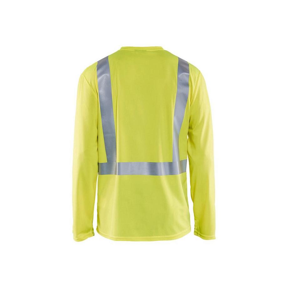 Blaklader Langarmshirt mit hoher Sichtbarkeit V-Ausschnitt  