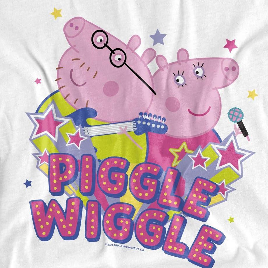 Peppa Pig Piggle Wiggle T-Shirt Stampata  