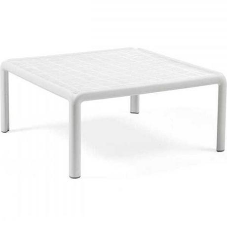 NARDI outdoor Table d'appoint de jardin Komodo blanche 70  