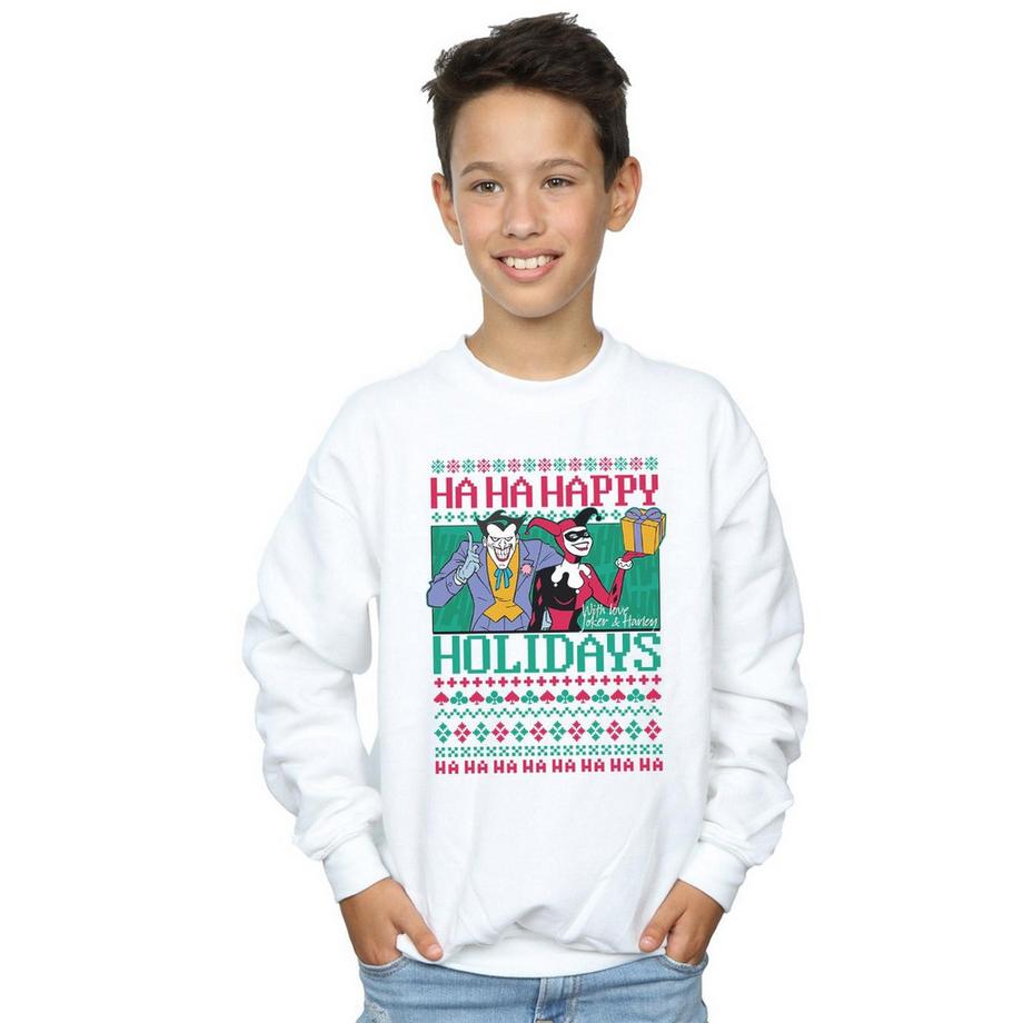 DC COMICS  Ha Ha Happy Holidays Sweatshirt 