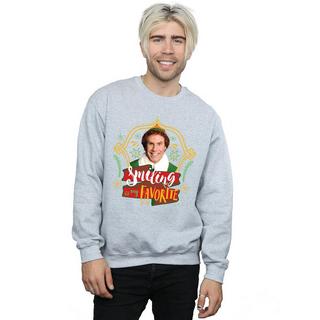 Elf Smiling Is My Favorite Sweatshirt  