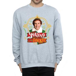 Elf Smiling Is My Favorite Sweatshirt  