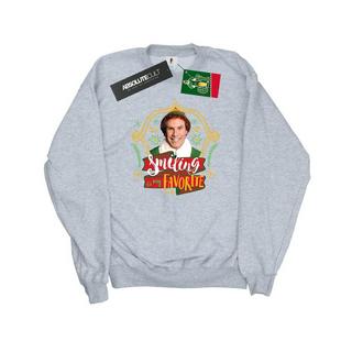 Elf Smiling Is My Favorite Sweatshirt  