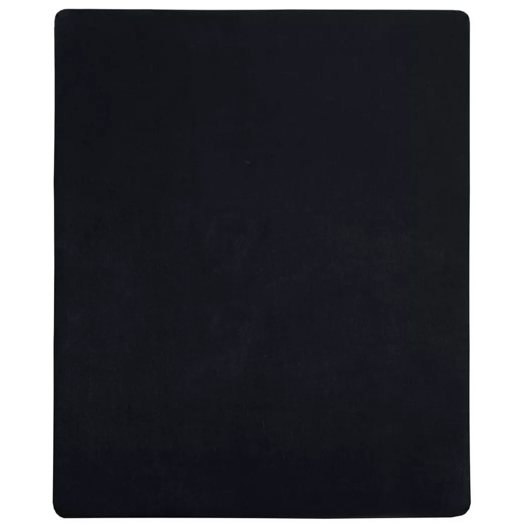 VidaXL - Drap-housse en jersey coton, Onesize, Noir