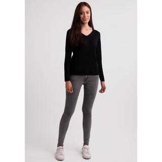 CASH-MERE.CH Soie Cachemire Pull Col V  