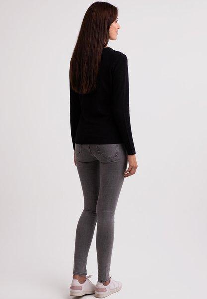 CASH-MERE.CH Soie Cachemire Pull Col V  