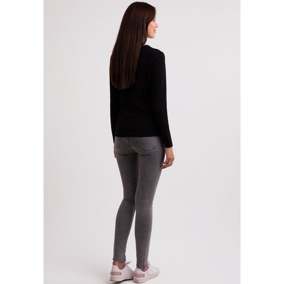 CASH-MERE.CH Soie Cachemire Pull Col V  