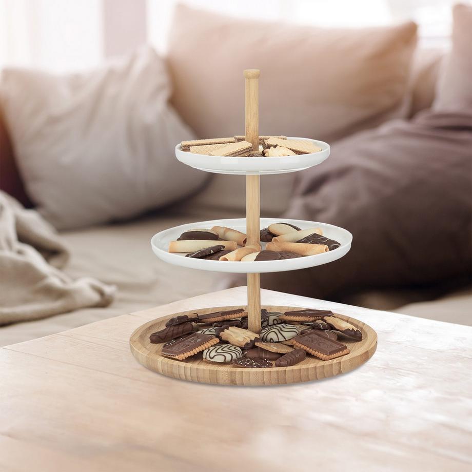 B2X  Étagère en bambou et céramique 