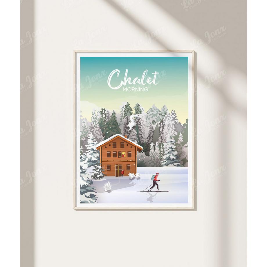 La-Jonx Chalet Morning - Poster  