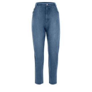 FREDDY  FREDDY BLACK Jeans aus Stretch-Denim mit hohem Taillenbund, 7/8-Länge und weitem Bein 
