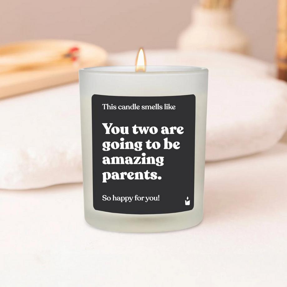 CandleHand Duftkerze Woody You two are going to be amazing parents.  