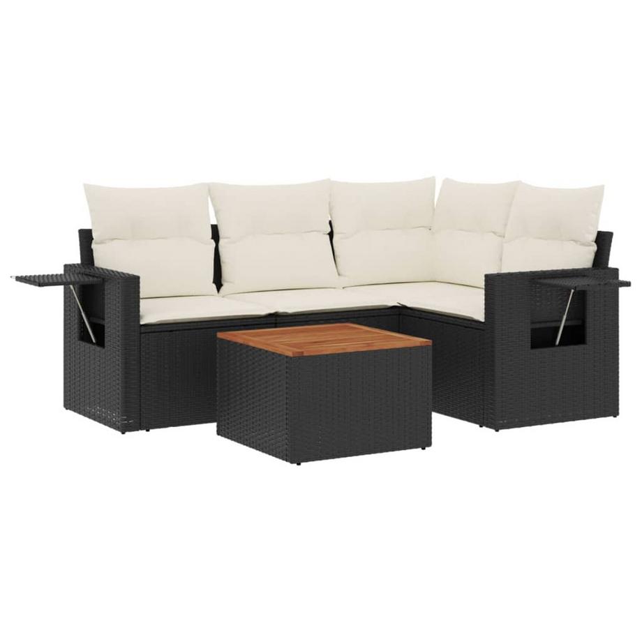 set divano da giardino Polirattan