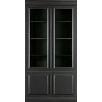 Vitrine armoire Organize noir 110x215