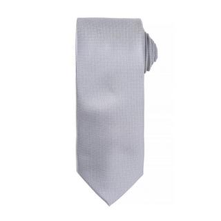 PREMIER  Krawatte mit dezentem Waffelmuster 