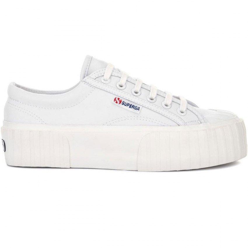 SUPERGA  sneakers für damen 2631 stripe plateform veg 