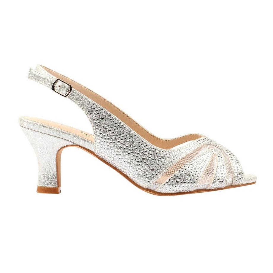 Lunar Nancy Slingback Schuhe Mittelhoher Absatz  