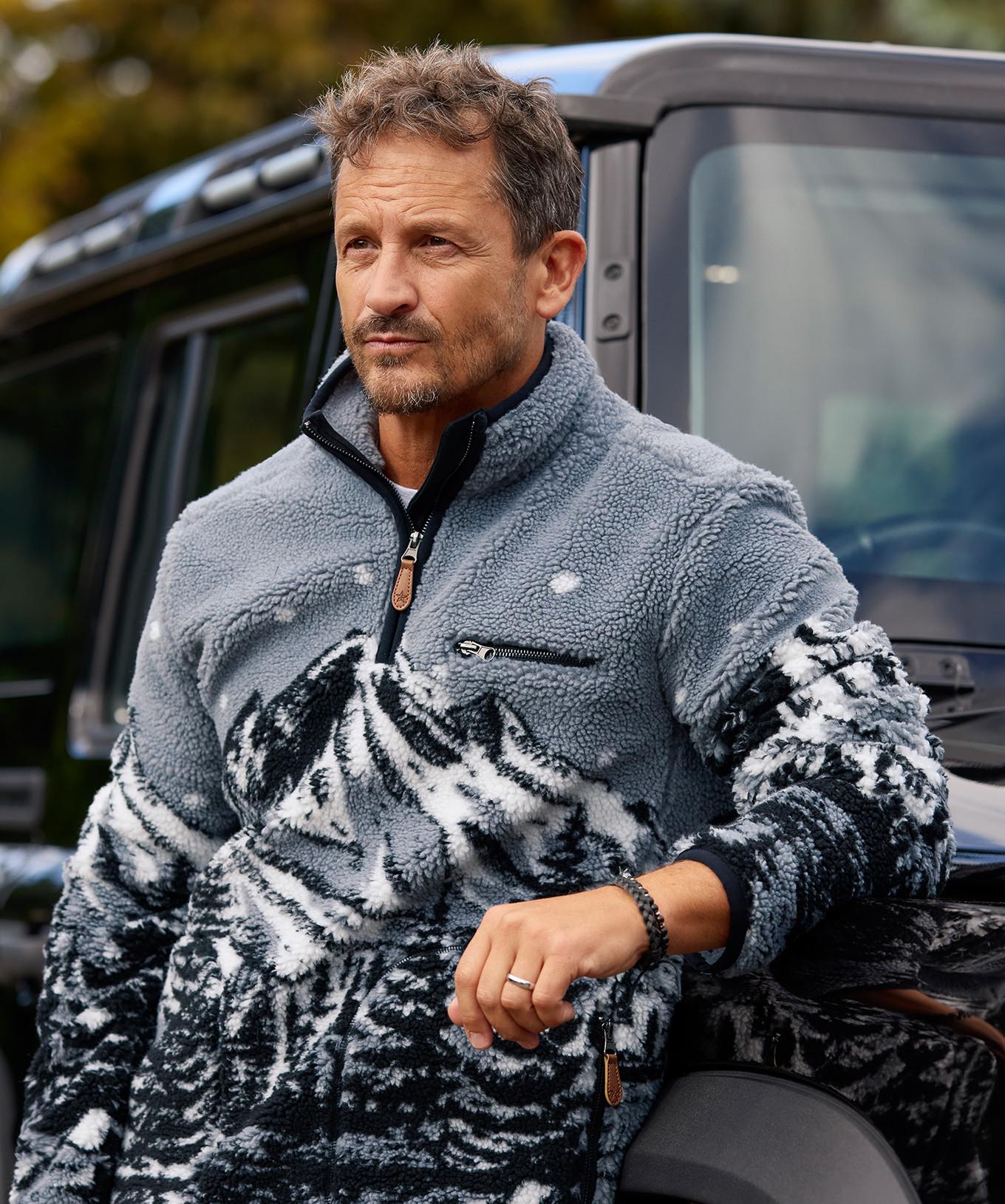 Joe Browns Giacca in pile con finiture a contrasto  