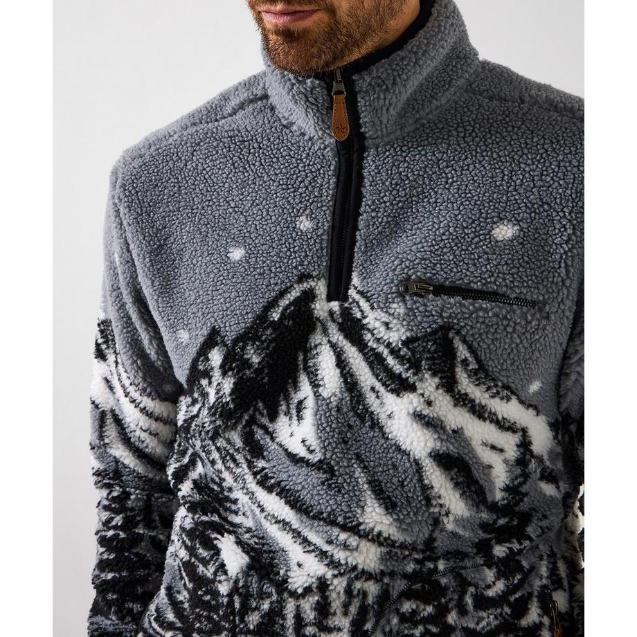 Joe Browns Fleecejacke mit Kontrastbesatz  