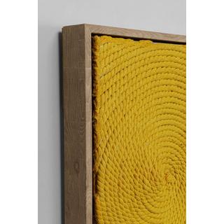 KARE Design Leinwandbild Artistic Sunrise Knitted 70x110  