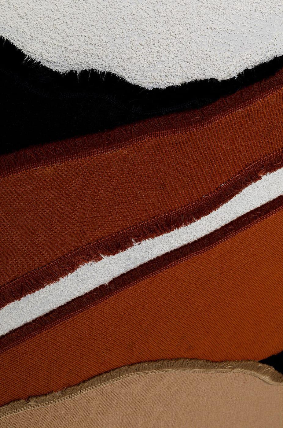 KARE Design Tableau toile Artistic Sunrise Knitted 70x110  