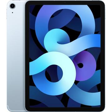 Reconditionné  iPad Air 2020 (4. Gen) WiFi + Cellular 64 GB Sky Blue - Comme neuf