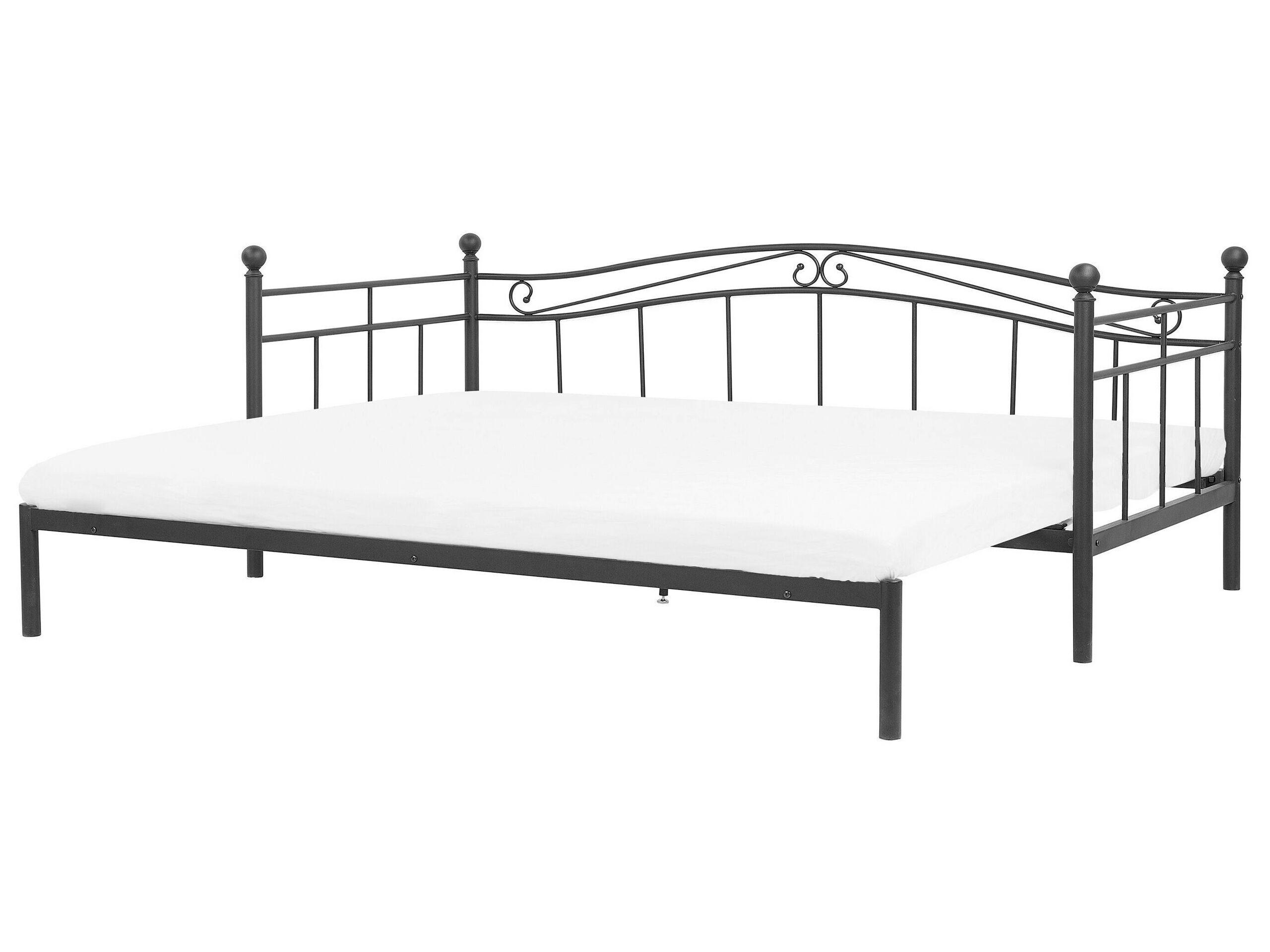 Beliani Lit gigogne en Acier Rétro TULLE  