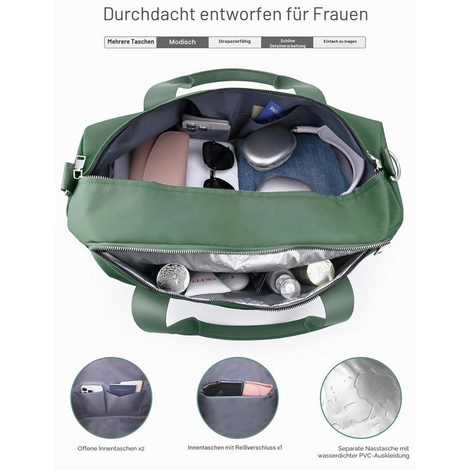 Only-bags.store Wasserdichte 25L Sporttasche für Training und Reisen  