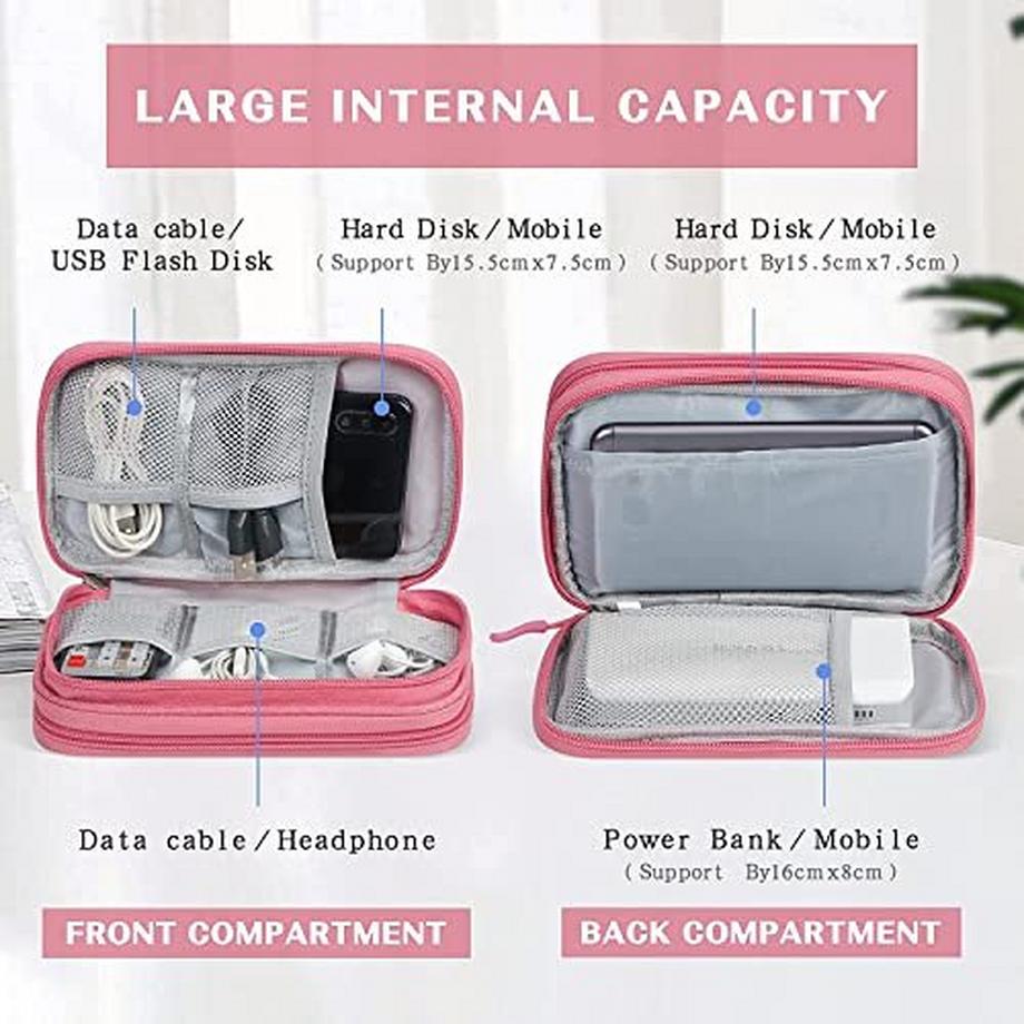 Only-bags.store  Kabeltasche, Elektronik Tasche Organizer, Kabel Organizer Kabeltasche Elektronik Zubehör Organizer Tasche Universal Tasche für Zubehör 