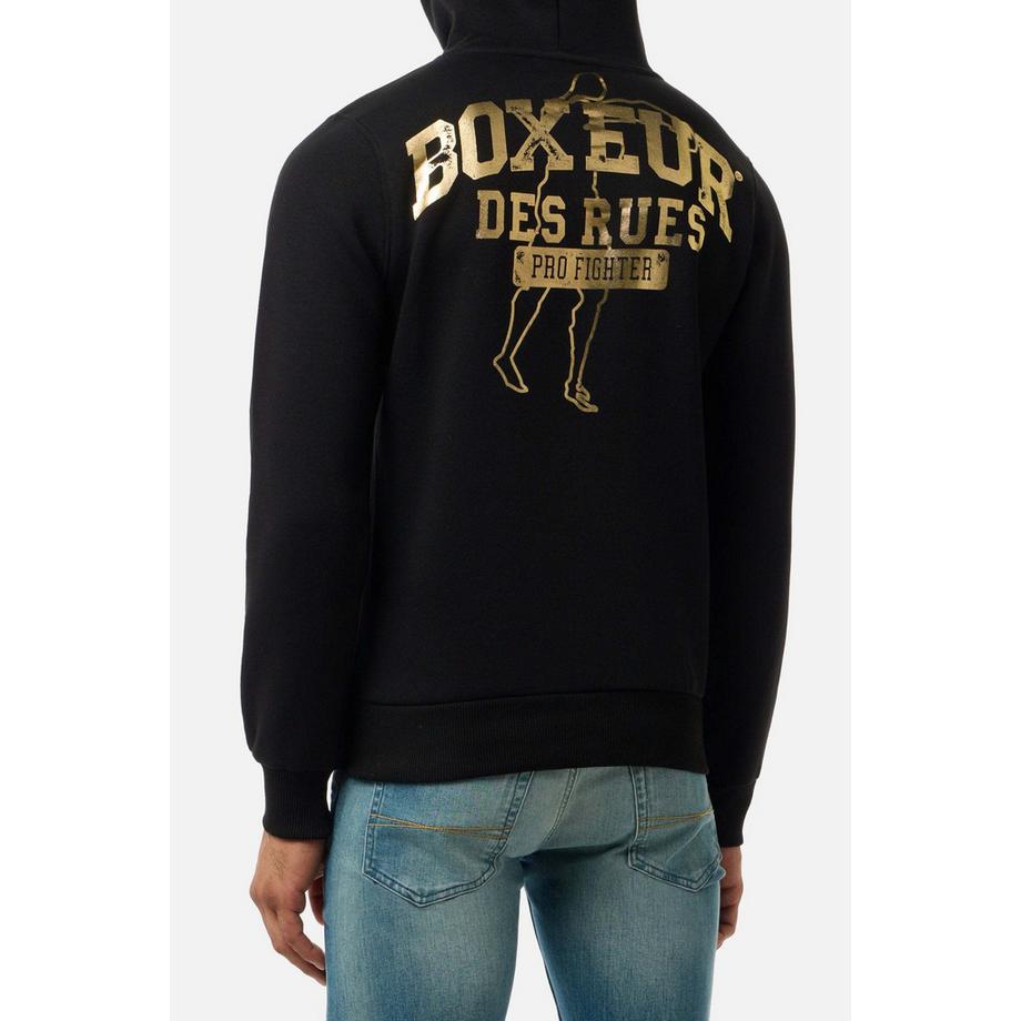 BOXEUR DES RUES Veste de sweat à capuche fermeture éclair intégrale  