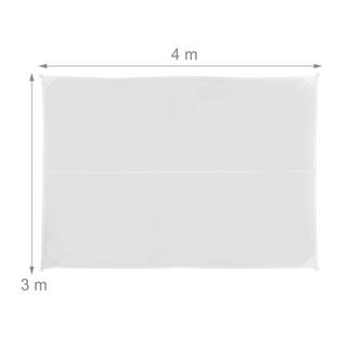 B2X Voile d'ombrage rectangulaire blanc  