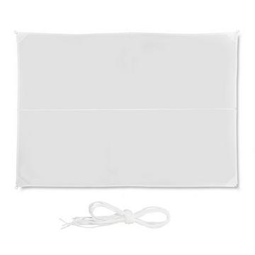 Voile d'ombrage rectangulaire blanc